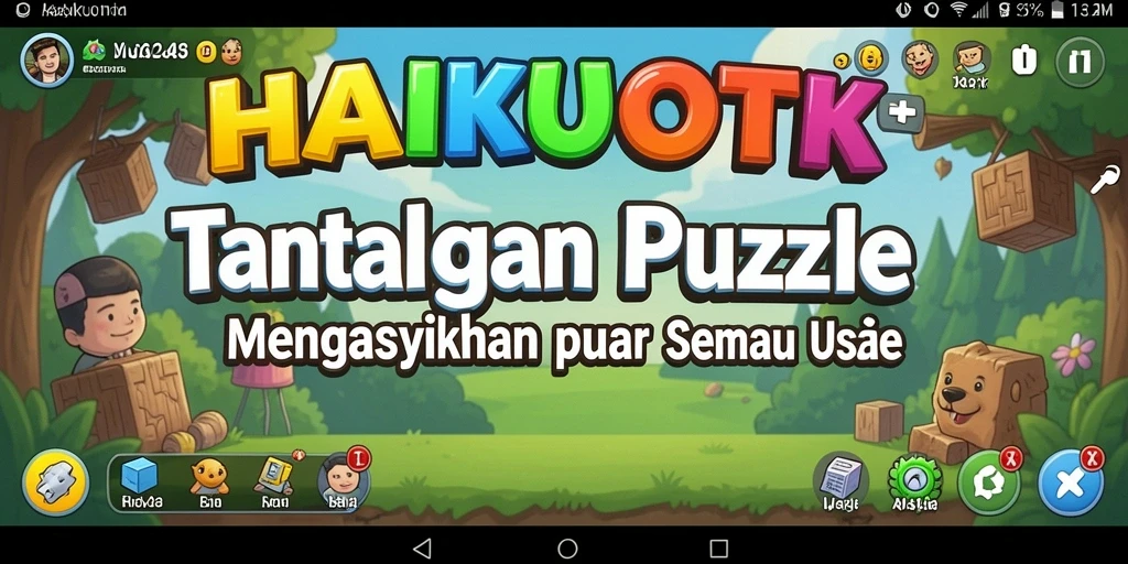 Tampilan gameplay HAIKUOTK yang menantang dan menarik.