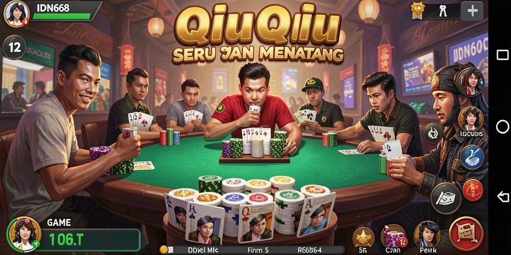 Screenshot game QiuQiu menampilkan aksi seru dan grafis yang memukau.