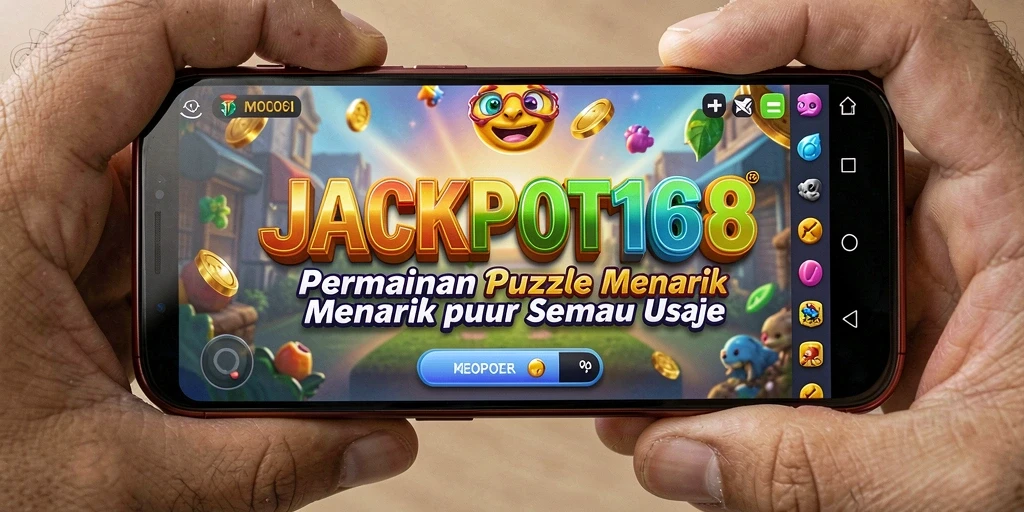 Tampilan gameplay seru dari JACKPOT168 yang menantang keterampilan puzzle.