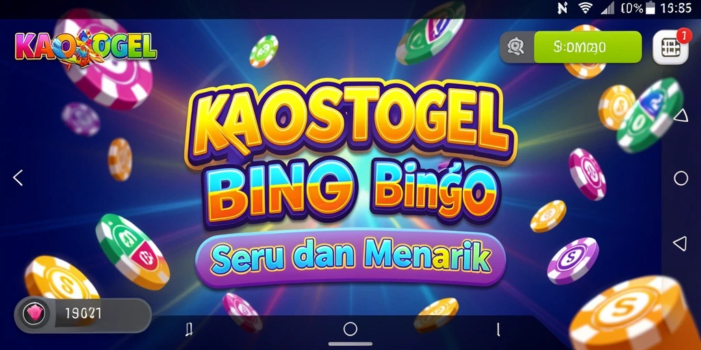 Tampilan menarik gameplay KAOSTOGEL saat bermain Bingo.