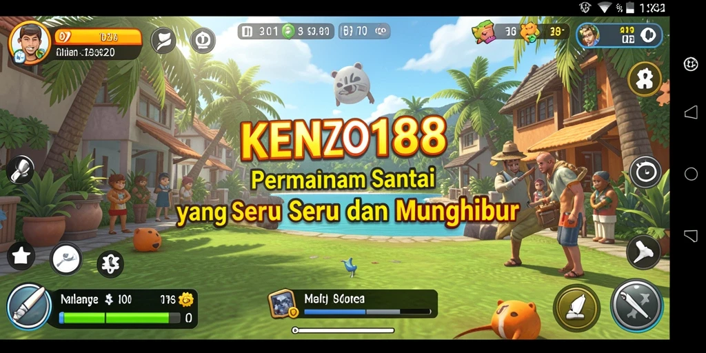 Tampilan gameplay seru dan menarik dari KENZO188.