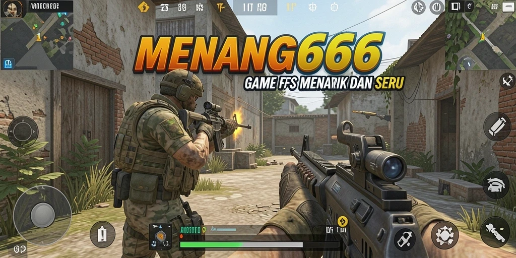 Screenshot gameplay MENANG666 menampilkan aksi tembak-menembak FPS yang mendebarkan.