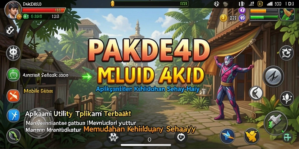 Tampilan antarmuka utama PAKDE4D yang menarik dan fungsional.