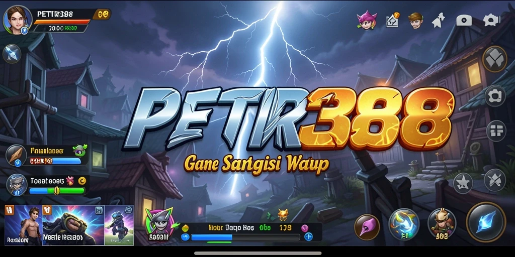 Tampilan gameplay PETIR388 dengan grafis cerah dan interaksi yang menyenangkan.