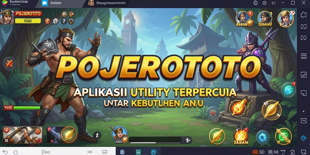 Interface POJEROTOTO yang ramah pengguna untuk aktivitas sehari-hari.