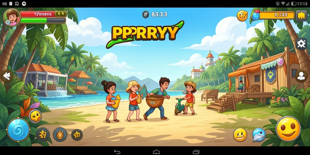 Screenshot utama PPRRYY menampilkan gameplay yang menyenangkan dan interaktif.