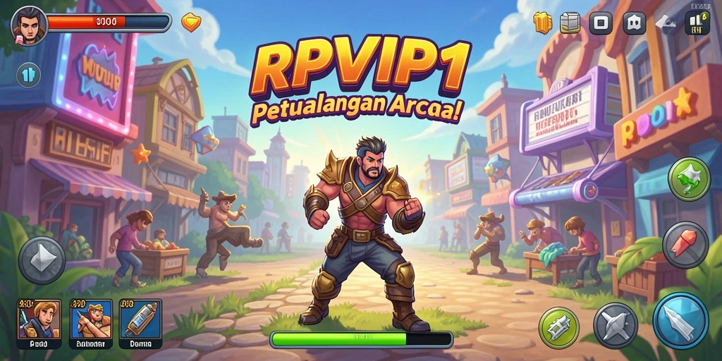 Tampilan menarik dari gameplay seru RPVIP1.