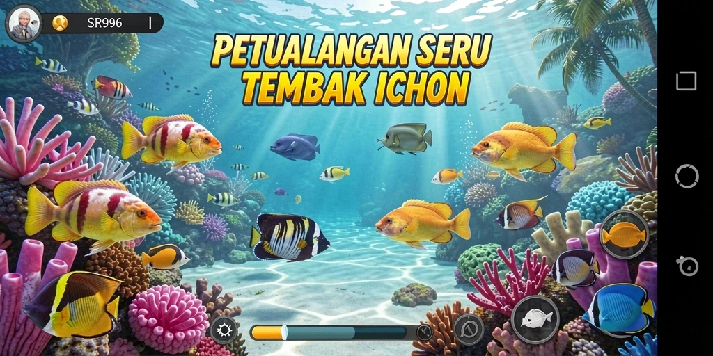 Tampilan gameplay SR996 yang menarik dan mendebarkan di dunia bawah laut.