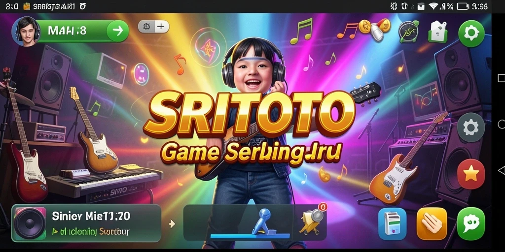 Tampilan dalam game SRITOTO yang penuh warna dan dinamis.