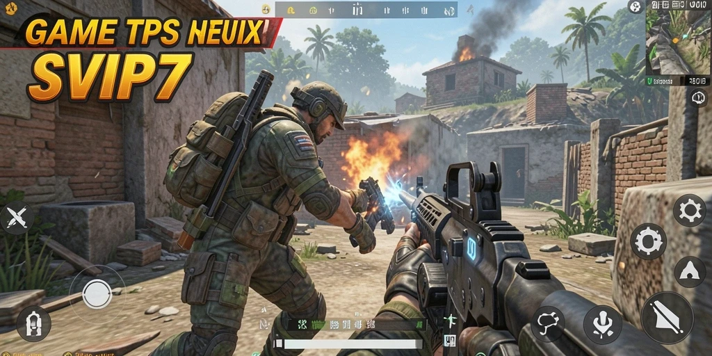 Tampilan gameplay menegangkan di arena pertarungan SVIP7.