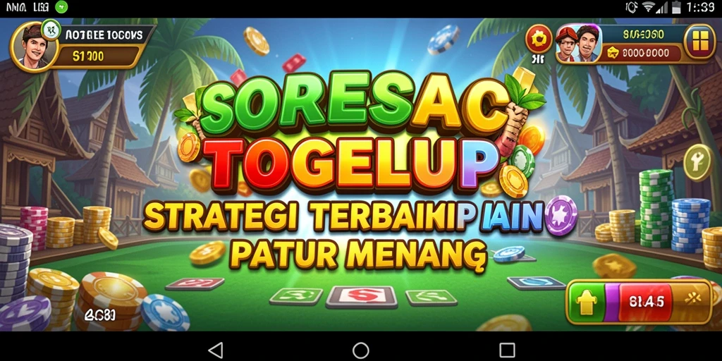 Tampilan gameplay TOGELUP yang mendebarkan dan penuh strategi.